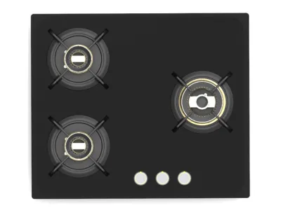 Triple Burner Gas Stove for Professional Culinary Distribution